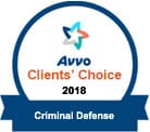 Avvo Clients' Choice | Criminal Defense | 2018